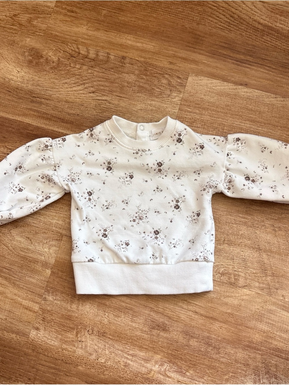 Jamie Kay 0-3m Infant Floral Sweatshirt Organic Cotton - Picture 2 of 5